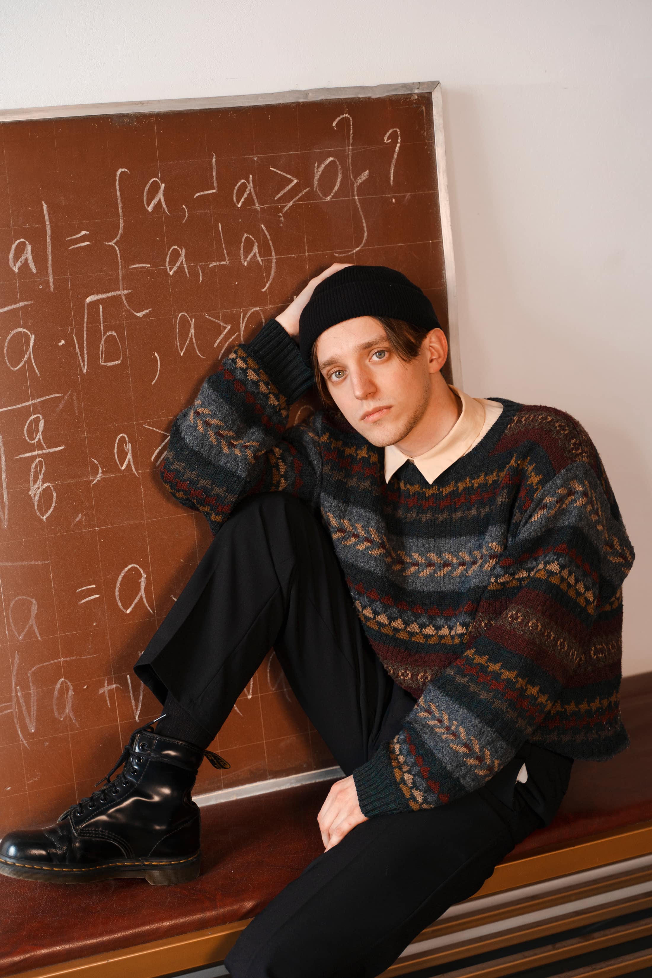 Students collaborating in a school setting